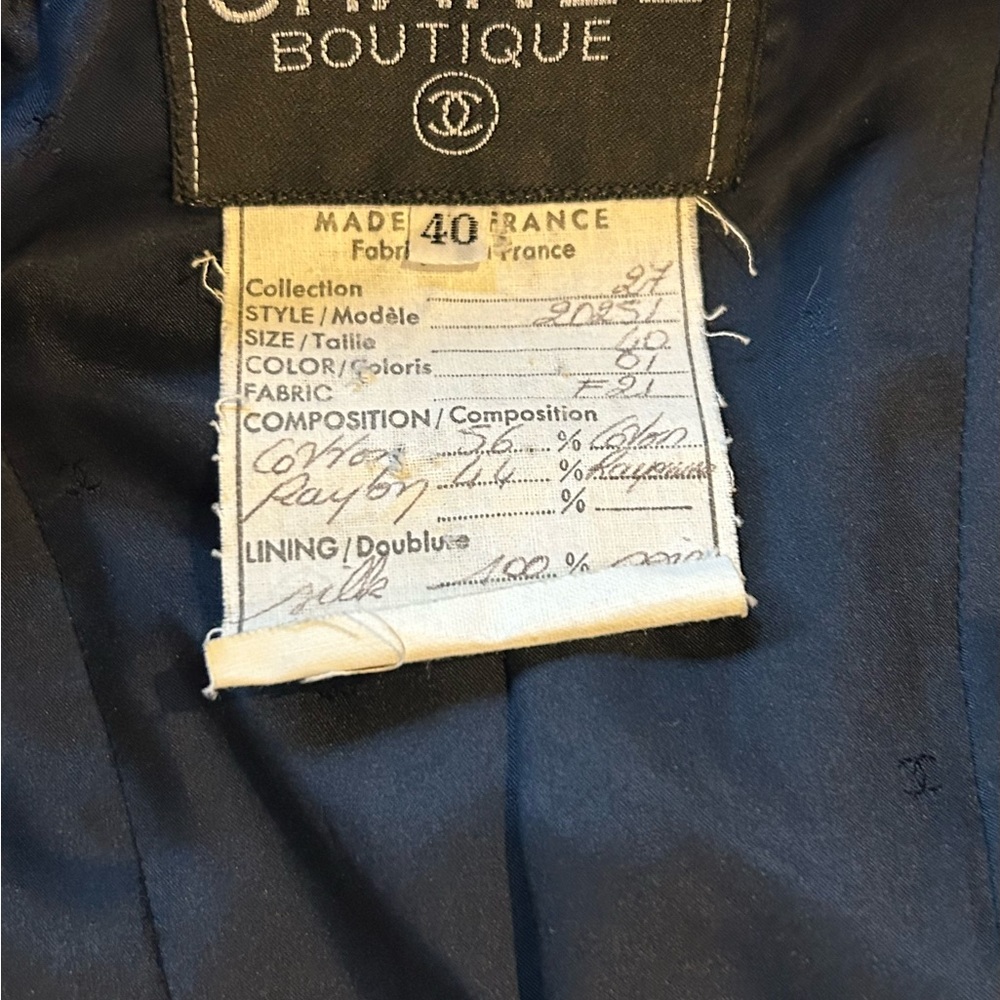 Rare Vintage Chanel Evening Suit New wo Tags - Picture 7 of 9